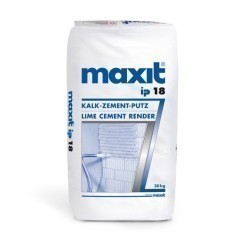 maxit ip 18 - kalk-cementpleister - 30kg
