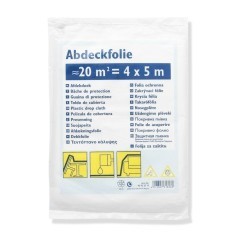 Dekfolie HDPE - 4x5m, 0,005mm dik