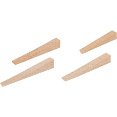Tegelwiggen, hout - 54x7x0-8,5mm, 250st/zak
