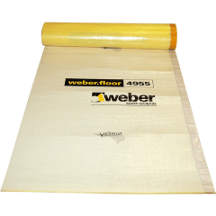 weber.floor 4955 - membraan voor contactgeluid en scheidingslaag - 30m²