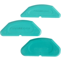 Radius vlakspaan, set van 3