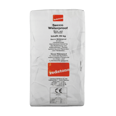 redstone Secco Waterproof - afdichtings- en barrièrepleister - 25kg