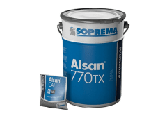 SOPREMA ALSAN 770 TX (PMMA hars) | 2-componenten waterdichting voor details | RAL7012 Basaltgrijs | 10kg