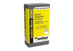 weber.floor 4345 | Cement gietvloer sneldrogend - 40kg